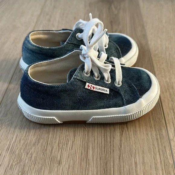 Toddler Superga Blue Sneakers - Picture 2 of 3